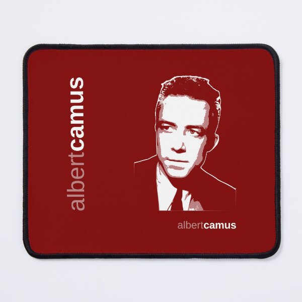 Item preview, Classic Albert Camus posterposter (red) designed and sold by CMYKStudio.