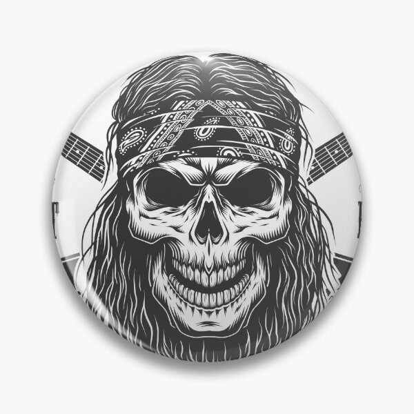 Item preview, Rock and roll skull with guitar mens t shirts designed and sold by designsmaster99.