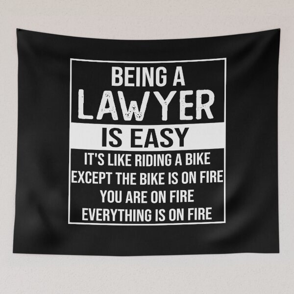 Item preview, Funny lawyer saying: being a lawyer is easy lawyer gifts designed and sold by alaechamlal.
