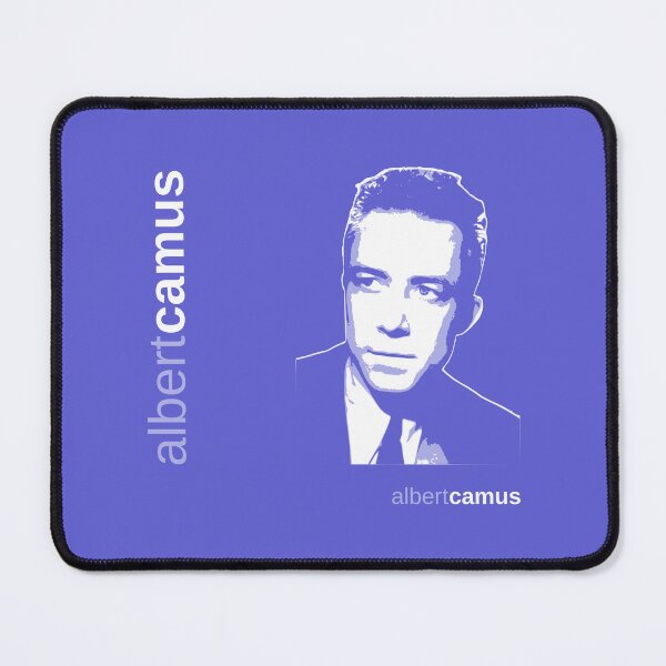 Item preview, Classic Albert Camus poster (indigo) designed and sold by CMYKStudio.