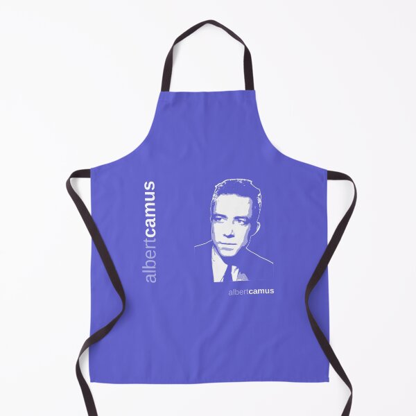 Item preview, Classic Albert Camus poster (indigo) designed and sold by CMYKStudio.