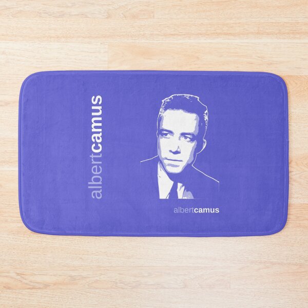 Item preview, Classic Albert Camus poster (indigo) designed and sold by CMYKStudio.