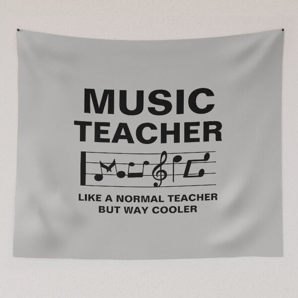 Item preview, Music Teacher Like A Normal Teacher But Way Cooler Awesome Gift For Teachers Day To Your Music Teacher designed and sold by Funwithmusic.