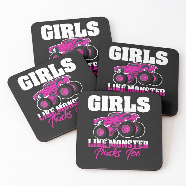Item preview,  Girls like Monster Trucks too designed and sold by d3zgn3d.