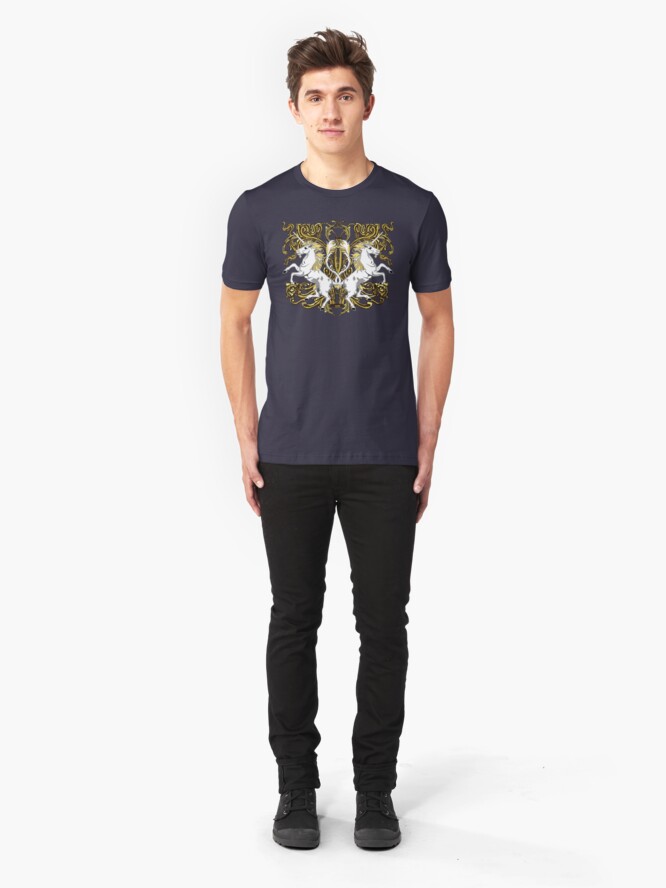 Alternate view of Imperial Unicorns II Slim Fit T-Shirt