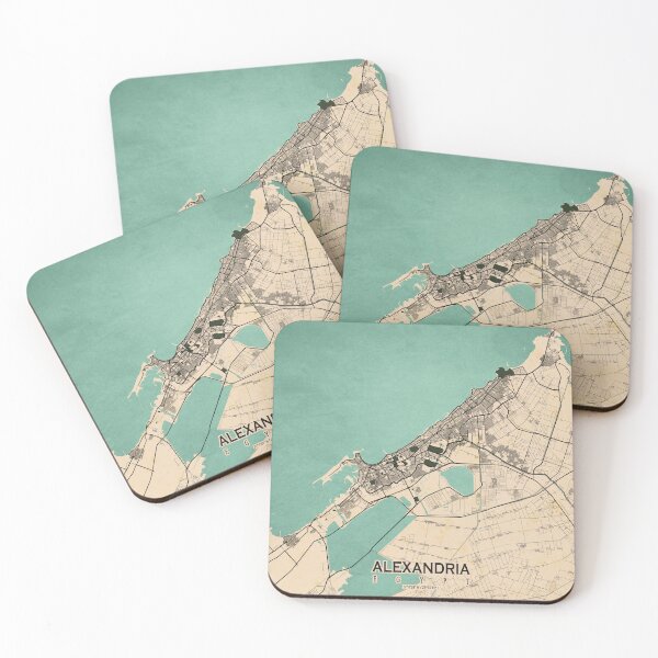 Item preview, Alexandria City Map of Egypt - Vintage designed and sold by deMAP.