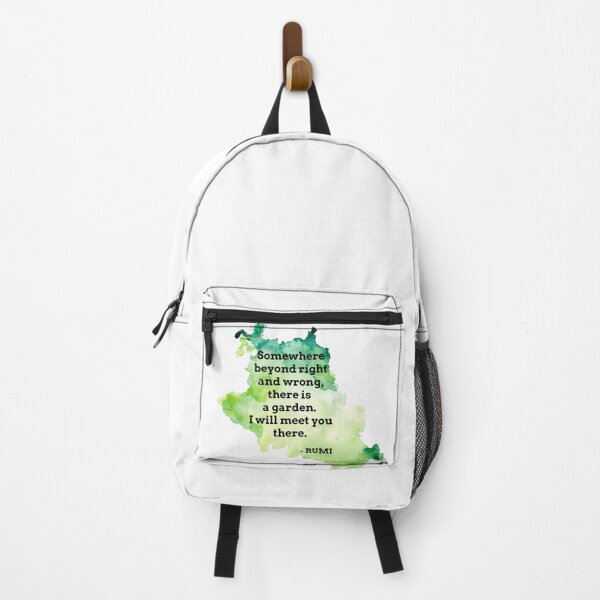 Item preview, Rumi Quote Somewhere beyond right and wrong there is a garden I will meet you there designed and sold by avit1.
