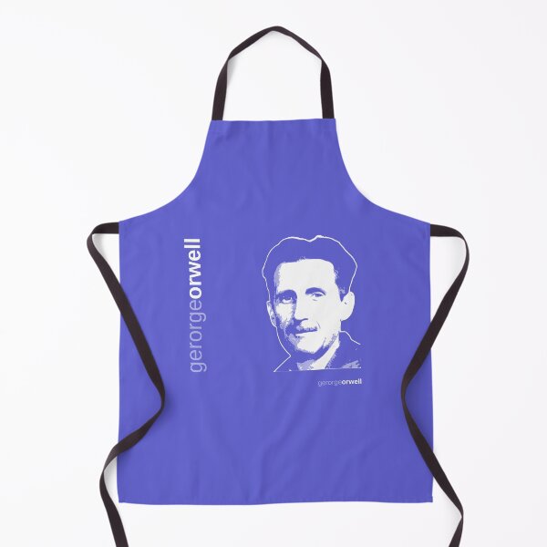 Item preview, Classic George Orwell poster (indigo) designed and sold by CMYKStudio.