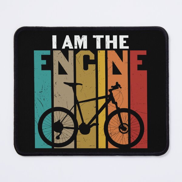 Item preview, I Am The Engine | Mountain Biking | Cycling Retro designed and sold by KrisSidDesigns.
