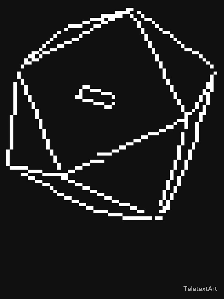 Thumbnail 7 of 7, Classic T-Shirt, Teletext Space Station designed and sold by TeletextArt.