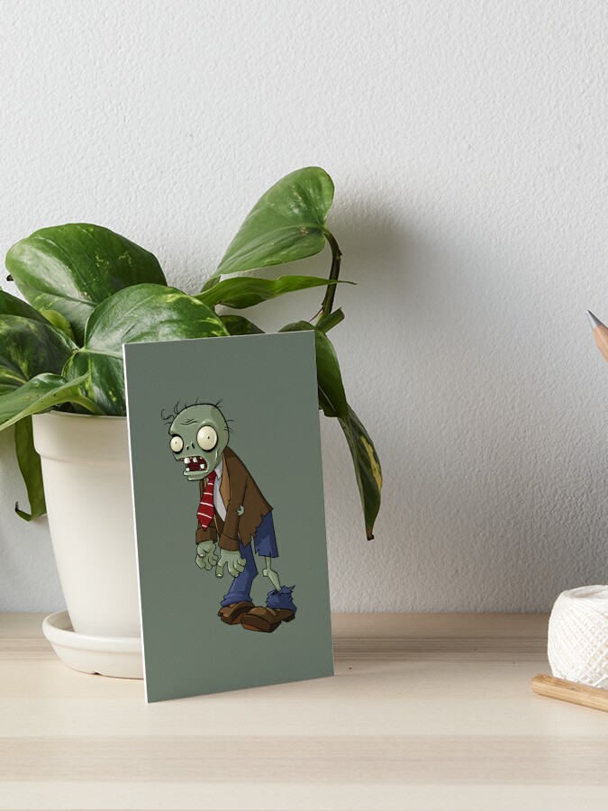 Regular Zombie from Plants vs Zombies  Plant zombie, Plants vs zombies,  Zombie drawings