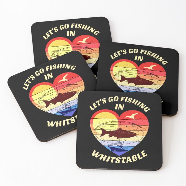 Item preview, Whitstable Sunset, Let's Go Fishing In Whitstable designed and sold by SUNarea.