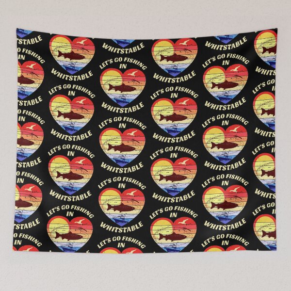 Item preview, Whitstable Sunset, Let's Go Fishing In Whitstable designed and sold by SUNarea.