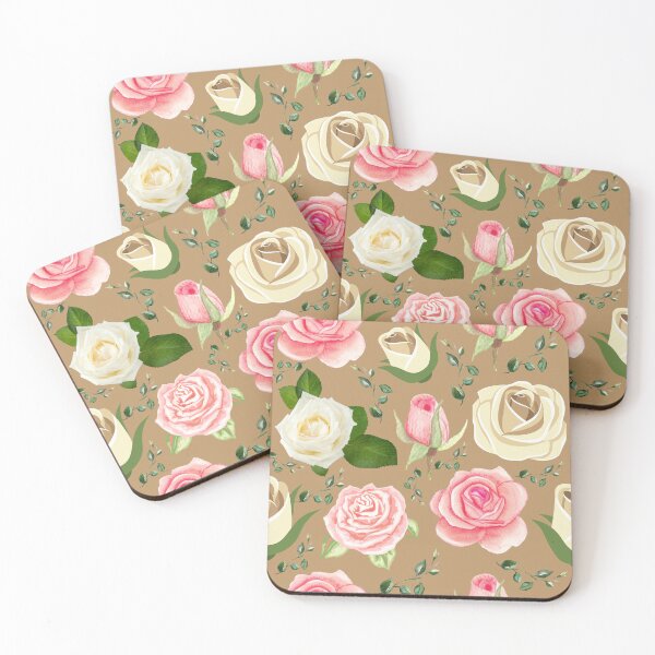Item preview, Pink and White Roses  designed and sold by RedSparkle.