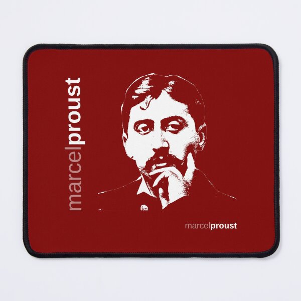 Item preview, Classic Marcel Proust poster (red) designed and sold by CMYKStudio.