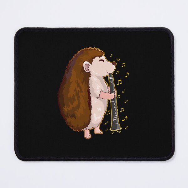 Item preview, Hedgehog Plays Flute - Funny Hedgehog designed and sold by Ibu83.