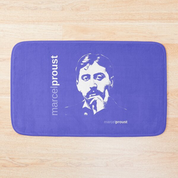 Item preview, Classic Marcel Proust poster (indigo) designed and sold by CMYKStudio.