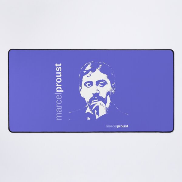 Item preview, Classic Marcel Proust poster (indigo) designed and sold by CMYKStudio.
