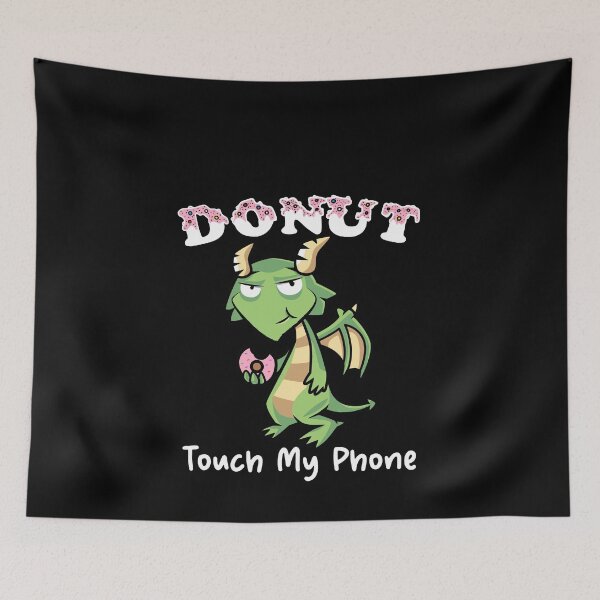 Item preview, Donut Touch My Phone | Dragon | Pink Donut designed and sold by Wheeler-Styl3.
