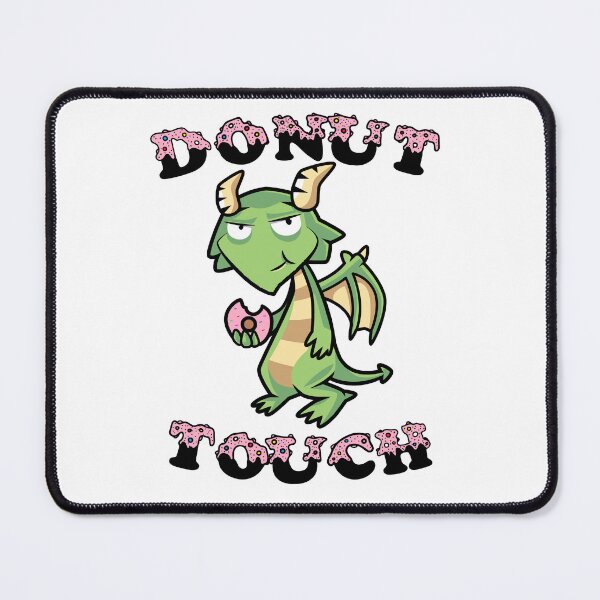 Item preview, Donut Touch | Dragon | Funny designed and sold by Wheeler-Styl3.