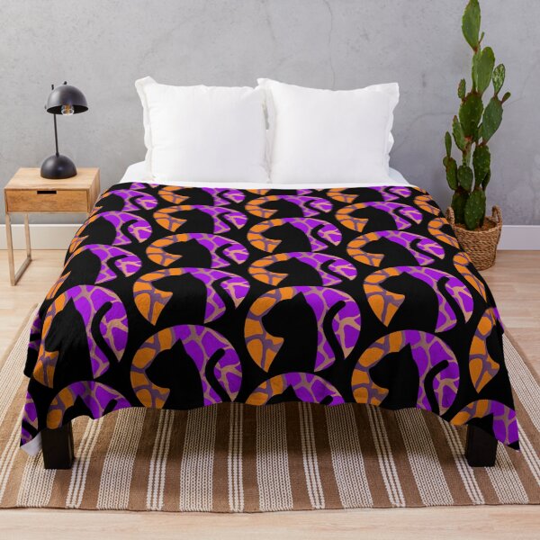 Item preview, Patterned Cat Silhouette - Funny Cat Pictures designed and sold by FunnyCatsFam.