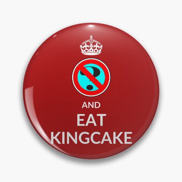 Item preview, Keep Calm No Questions And Eat Kingcake T shirt - No Questions T shirt - Mens Womens T shirt designed and sold by Apikoedesign.