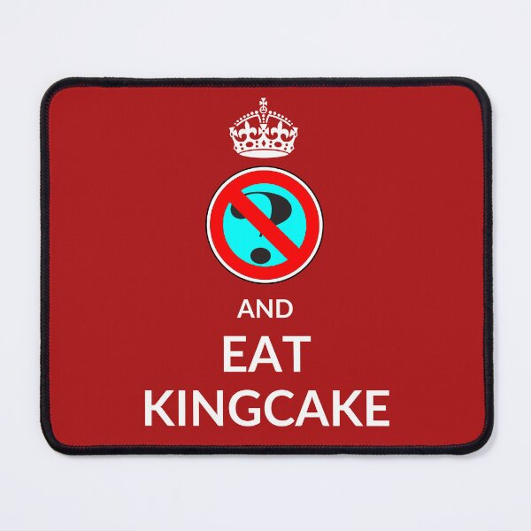 Item preview, Keep Calm No Questions And Eat Kingcake T shirt - No Questions T shirt - Mens Womens T shirt designed and sold by Apikoedesign.