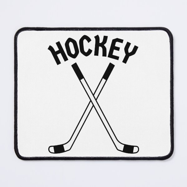 Item preview, CROSSED ICE HOCKEY STICKS designed and sold by HOCKEYBUBBLE.