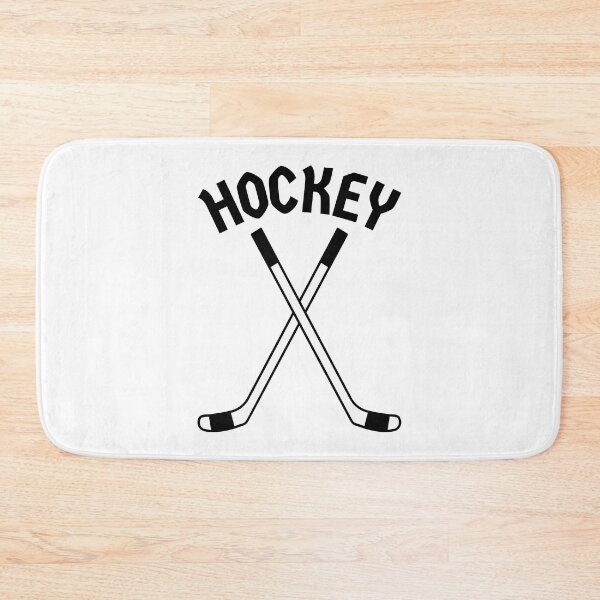 Item preview, CROSSED ICE HOCKEY STICKS designed and sold by HOCKEYBUBBLE.
