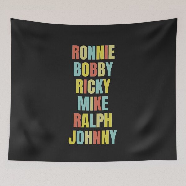 Item preview, Ronnie Bobby Ricky Mike Ralph Johnny 80s Vintage Slang Rap Popular Culture Hip Hop designed and sold by Nepaz-Designs.