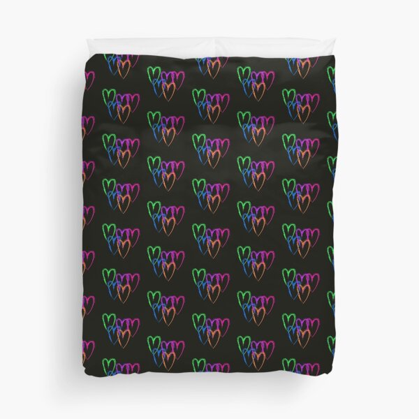 Item preview, Bright Chalk Hearts  designed and sold by Deneese.