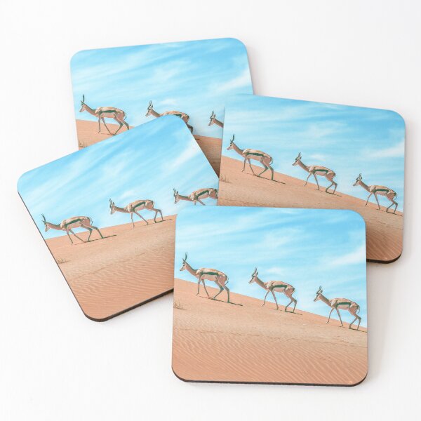 Item preview, Walking in the Desert Art Board Print designed and sold by Nils Petter Stein.