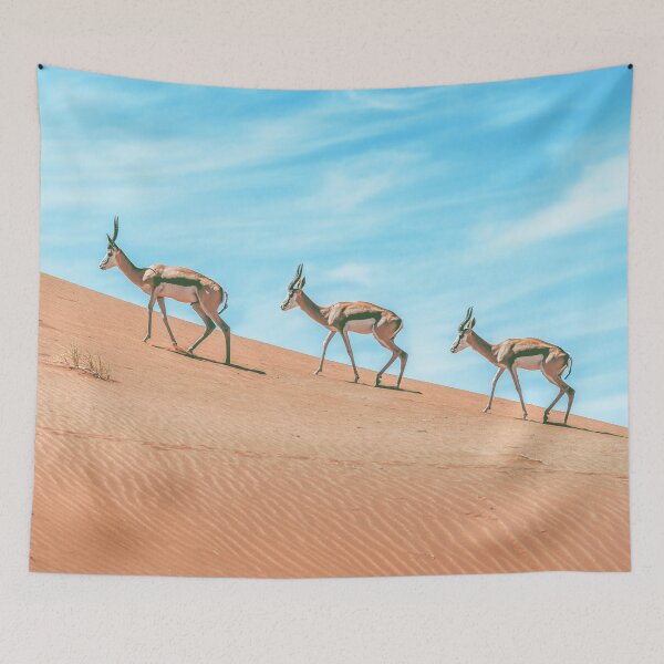 Item preview, Walking in the Desert Art Board Print designed and sold by Nils Petter Stein.