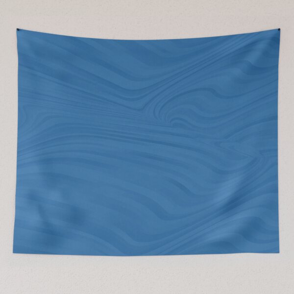 Item preview, blue wavey designed and sold by Lily Art.