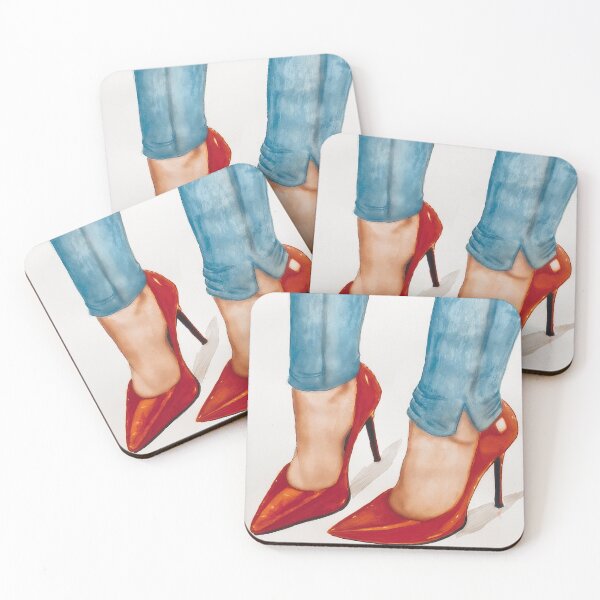 Item preview, Red heel shoe designed and sold by Artsarark.