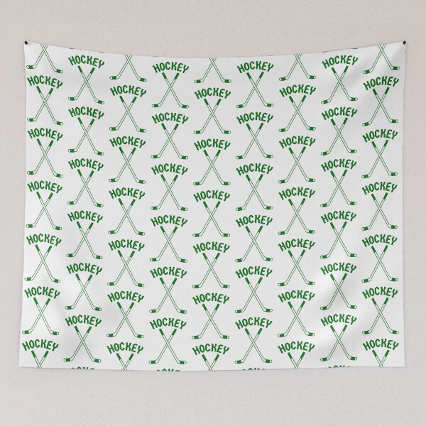 Item preview, CROSSED ICE HOCKEY STICKS designed and sold by HOCKEYBUBBLE.