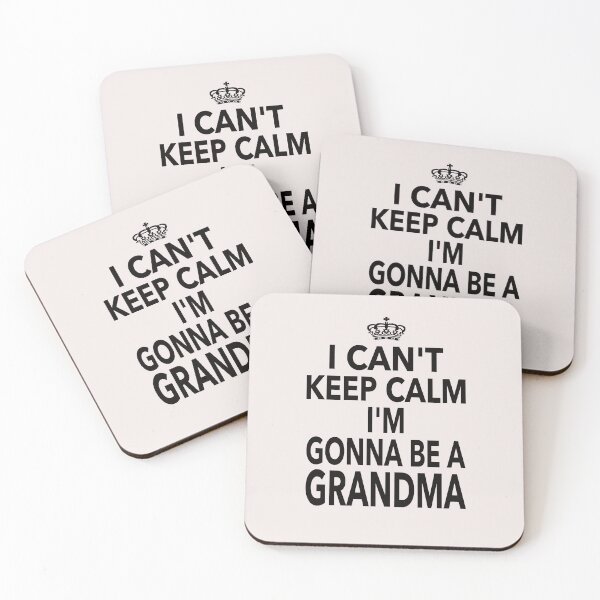Item preview, I Can't Keep Calm I'm Gonna Be A Grandma Gift for Mom Grandma Women designed and sold by JooArtPrints  ★★★★★.