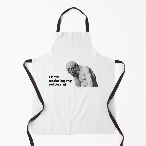 Item preview, I Hate Updating My Software (Funny Quote about Computers - Viral Facepalm Meme - Cool Hilarious Sayings) designed and sold by SassyClassyMe.