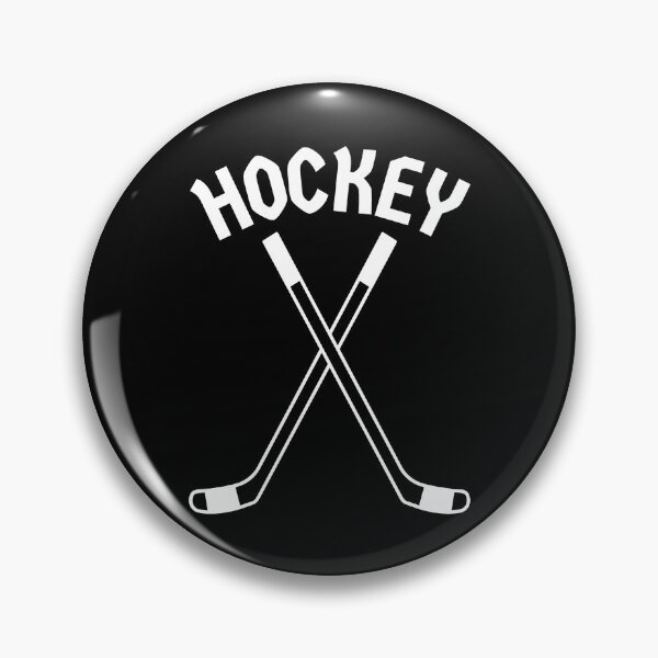 Item preview, CROSSED ICE HOCKEY STICKS designed and sold by HOCKEYBUBBLE.