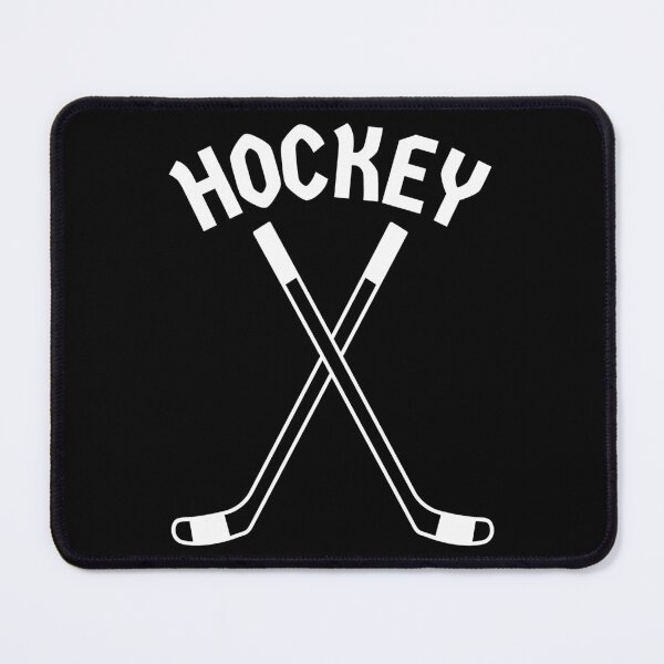 Item preview, CROSSED ICE HOCKEY STICKS designed and sold by HOCKEYBUBBLE.