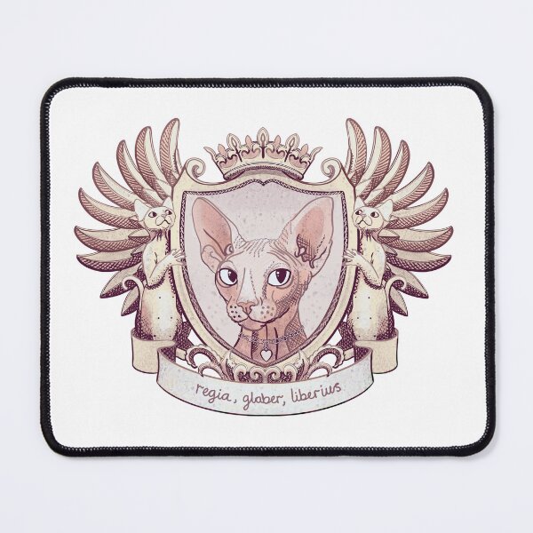Item preview, Sphinx cat crest designed and sold by Tully Simmonds.