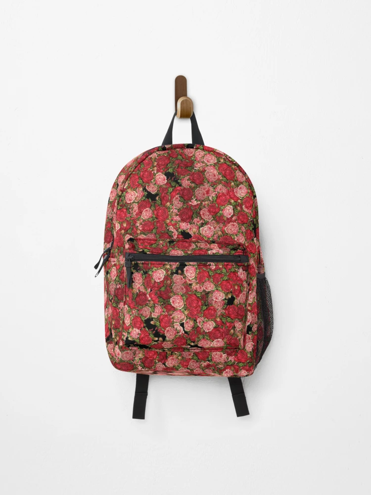 Thumbnail 1 of 3, Backpack, All Roses designed and sold by LRGraphics.