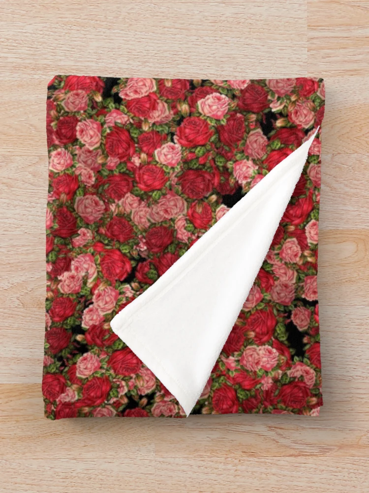 Thumbnail 3 of 6, Throw Blanket, All Roses designed and sold by LRGraphics.
