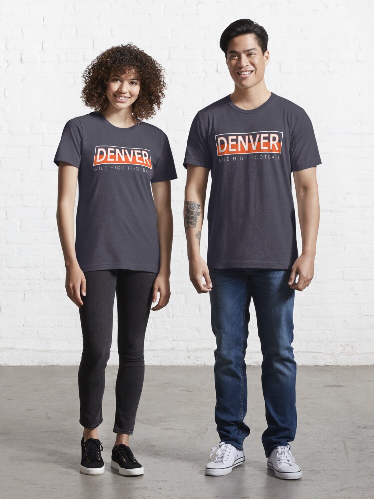 Denver BRONCOS RETRO 1960 Football Tee Shirt