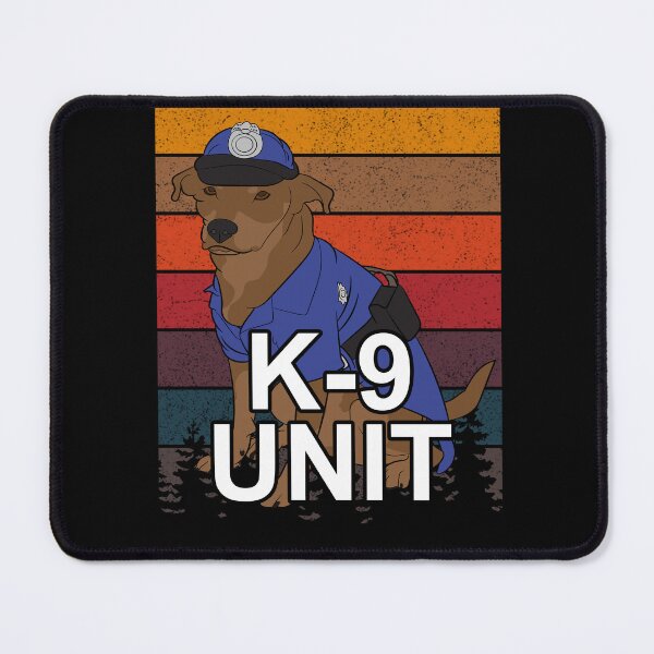 Item preview, K9 unit pug/ dog artistic retro sunset/distressed design designed and sold by SamRVstore.