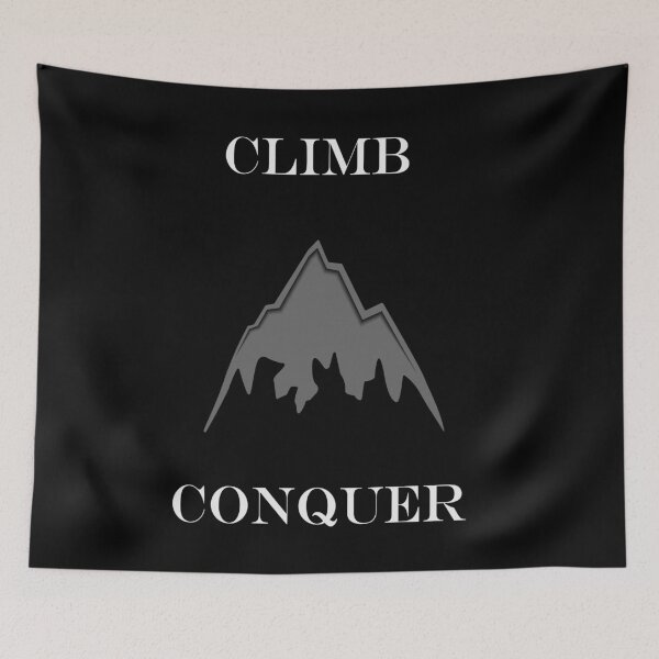 Item preview, Climb & Conquer Black Edition designed and sold by RyanBarszcz.