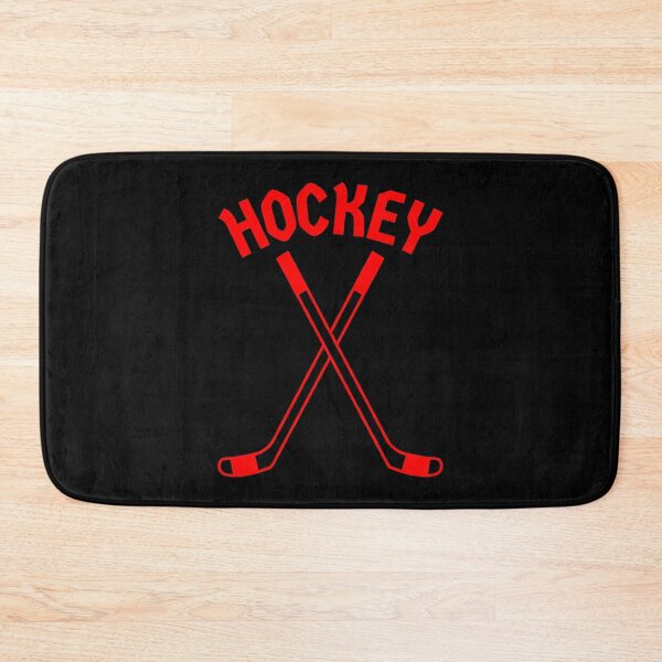 Item preview, CROSSED ICE HOCKEY STICKS designed and sold by HOCKEYBUBBLE.