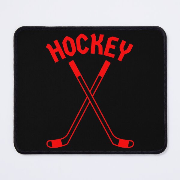 Item preview, CROSSED ICE HOCKEY STICKS designed and sold by HOCKEYBUBBLE.