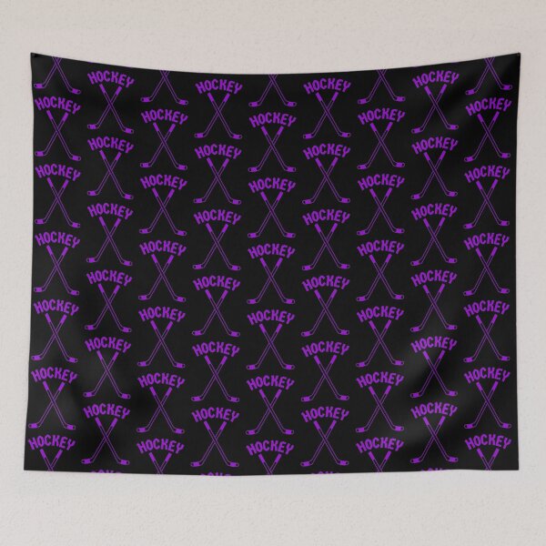 Item preview, CROSSED ICE HOCKEY STICKS designed and sold by HOCKEYBUBBLE.