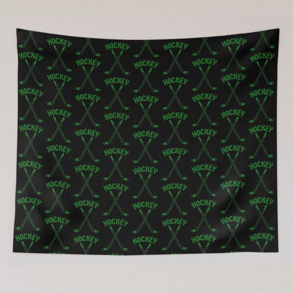 Item preview, CROSSED ICE HOCKEY STICKS designed and sold by HOCKEYBUBBLE.